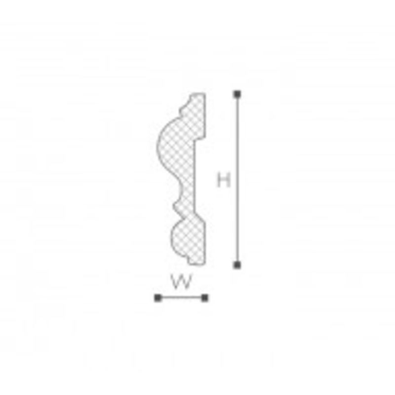 Rodameio Gart S8 8x2cm - Barra 2m