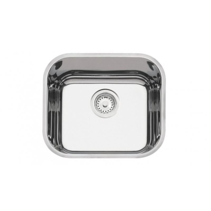 CUBA EM AÇO INOX POLIDO 40X34x14 CM 94050407 COM VÁLVULA 31/2"