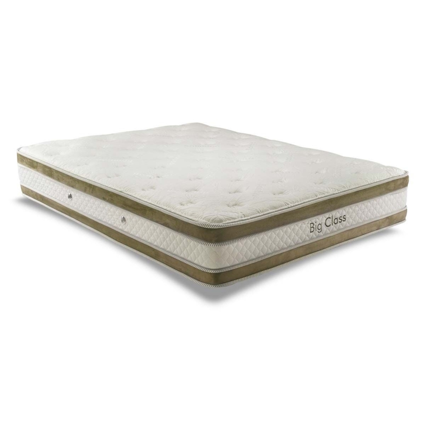 Colchão Herval Queen Big Class Pillow Top Duplo 158x198x32cm Molas