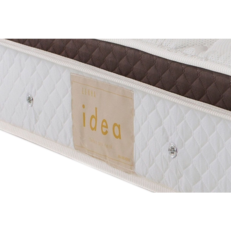 Colchão + Cama Box Herval Edimburgo de Solteiro 96x203x64cm