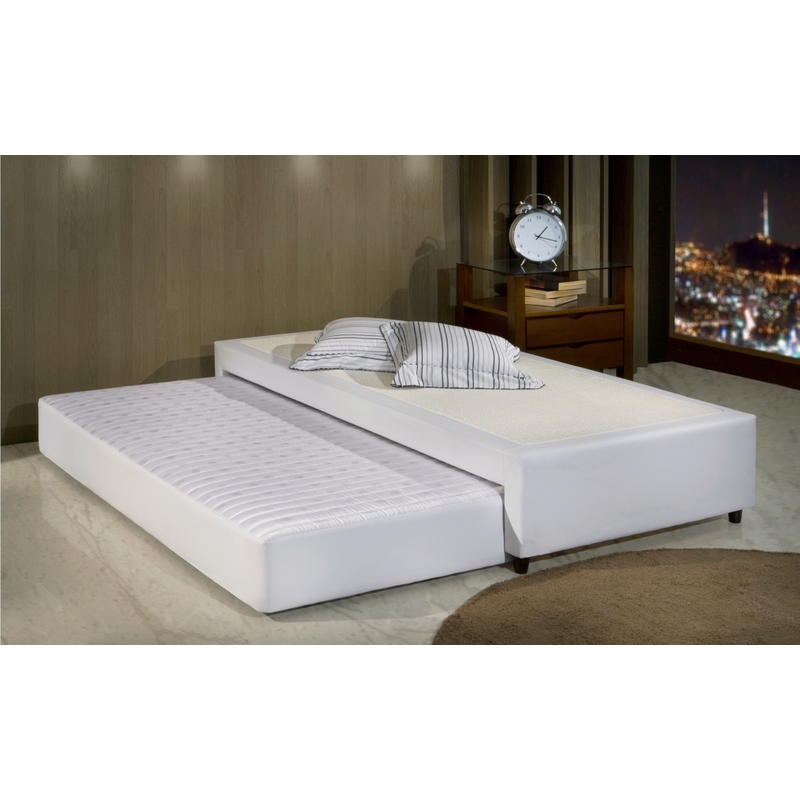Box c/ Cama Box Auxiliar Herval MH 1453 Solteiro Tecido 96x203x34cm