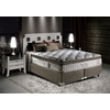 Colchão + Cama Box Herval de King Size  Imperatore 193x203x73cm 