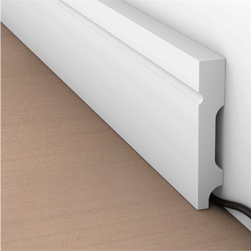 Rodapé Quick Step Floorest Noble Branco 10cm x 20cm x 240cm - Caixa Fechada