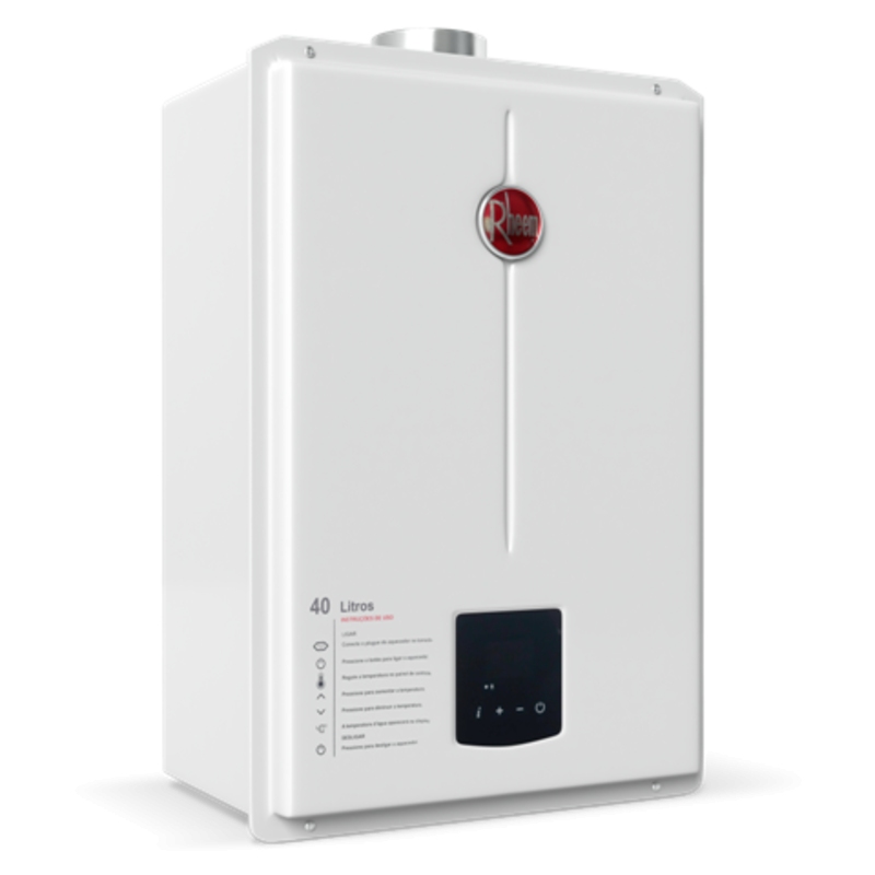 Aquecedor de Água a Gás Rheem 40 Litros Digital