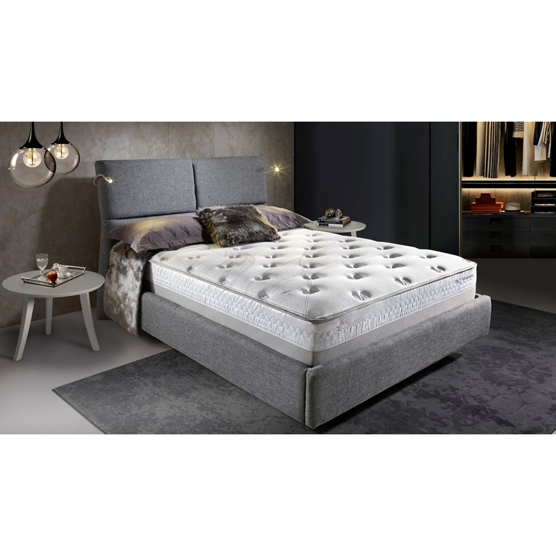 Cama Estofada Herval MH 2696 Queen Size 158x198x38cm
