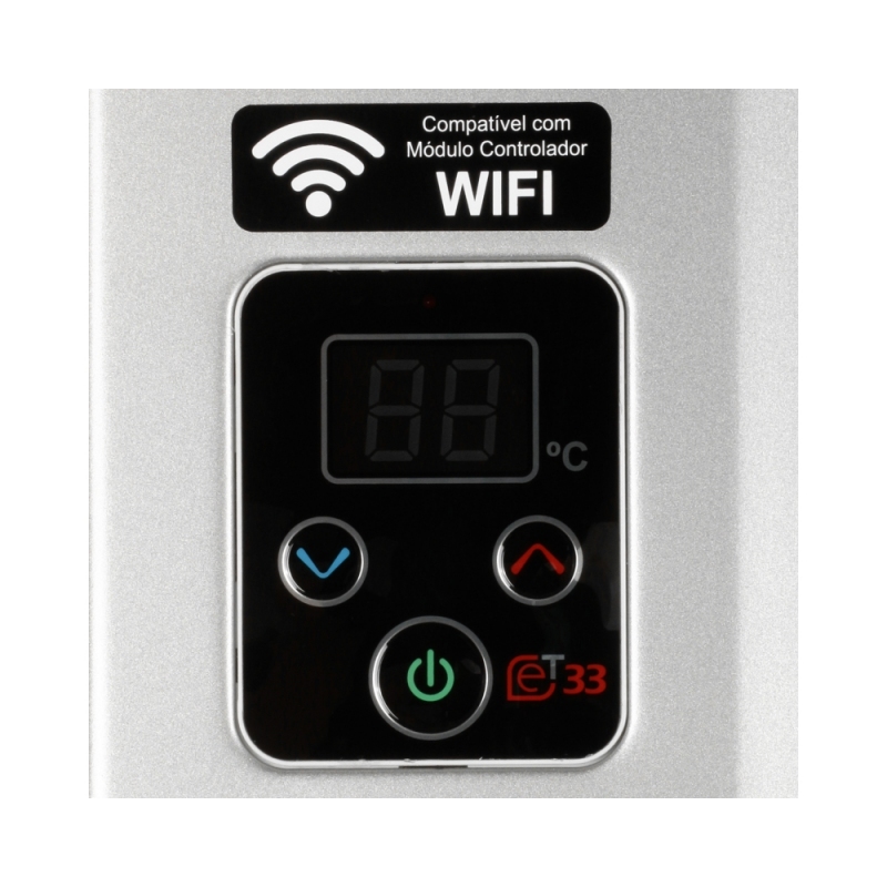 Aquecedor de Água a Gás Digital Rinnai E33 E331 FEHBG Prata 32,5 Litros