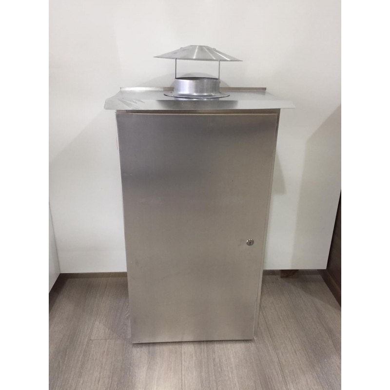 Protetor p/aquecedor alumínio Médio 24x50x85cm