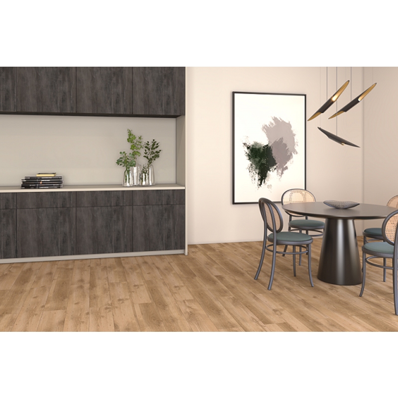 Piso Laminado Eucafloor Prime Click 7mm x 21,7cm x 1,35m (m²) Cacau