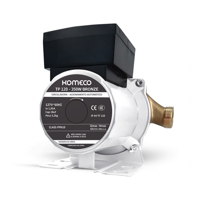 Pressurizador Komeco TP 120 350W Bronze 127V ou 220V