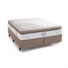 Colchão + Cama Box Herval King Size C1654 193x203x73cm