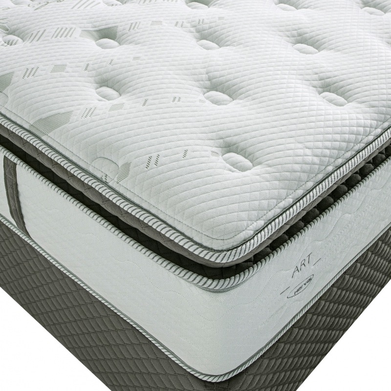 Colchão + Cama Box Herval de Casal C1655 138x188x73cm