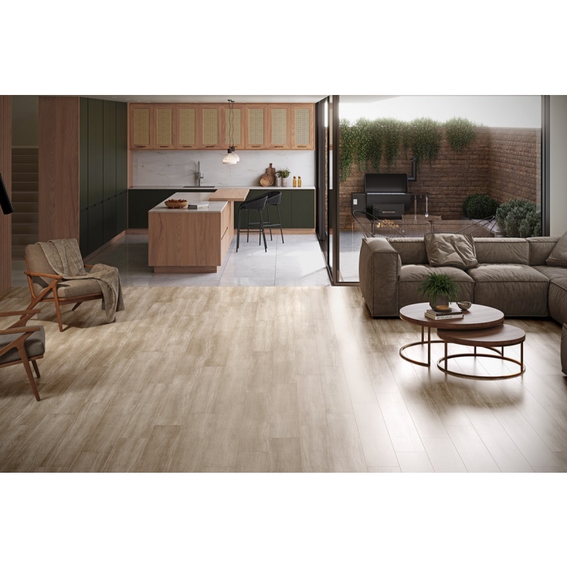 Piso Laminado Eucafloor Prime Click 7mm x 21,7cm x 1,35m (m²) Elmo Natural