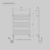 Toalheiro Elétrico Seccare Esatto Branco 140W