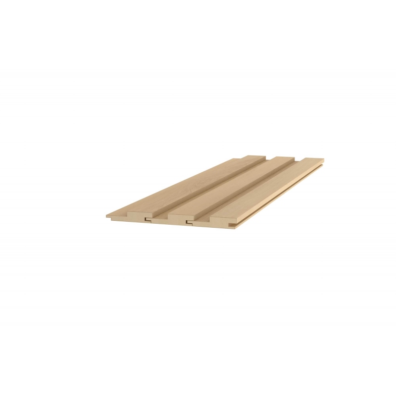 Painel Ripado Eucatex RU (m²) 5,5cm x 270cm x 12 mm
