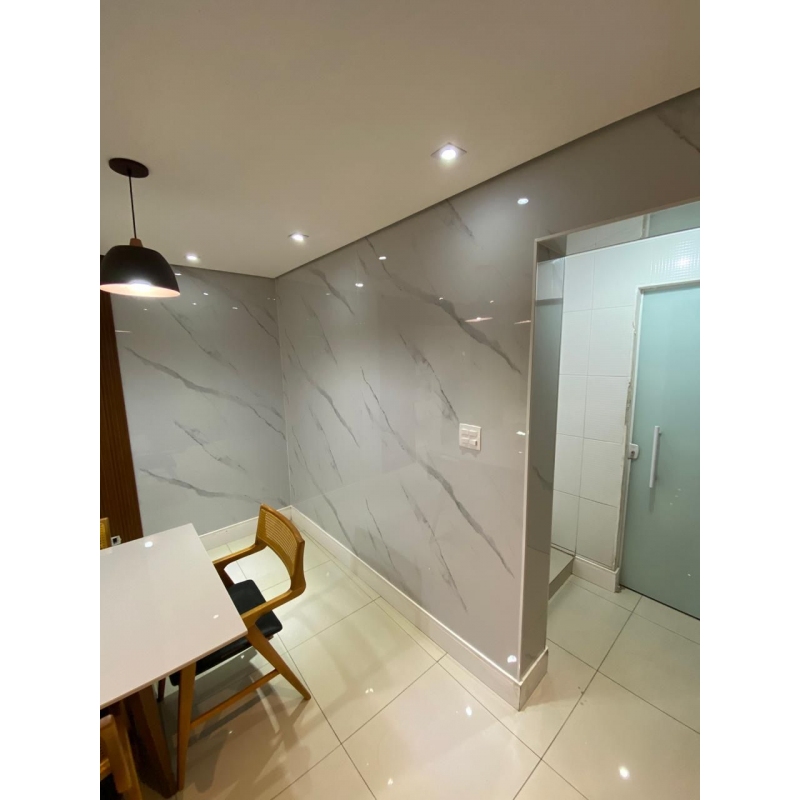 Placa Vinílica Graddus Marmorizada Bianco 3mmx2750x1200