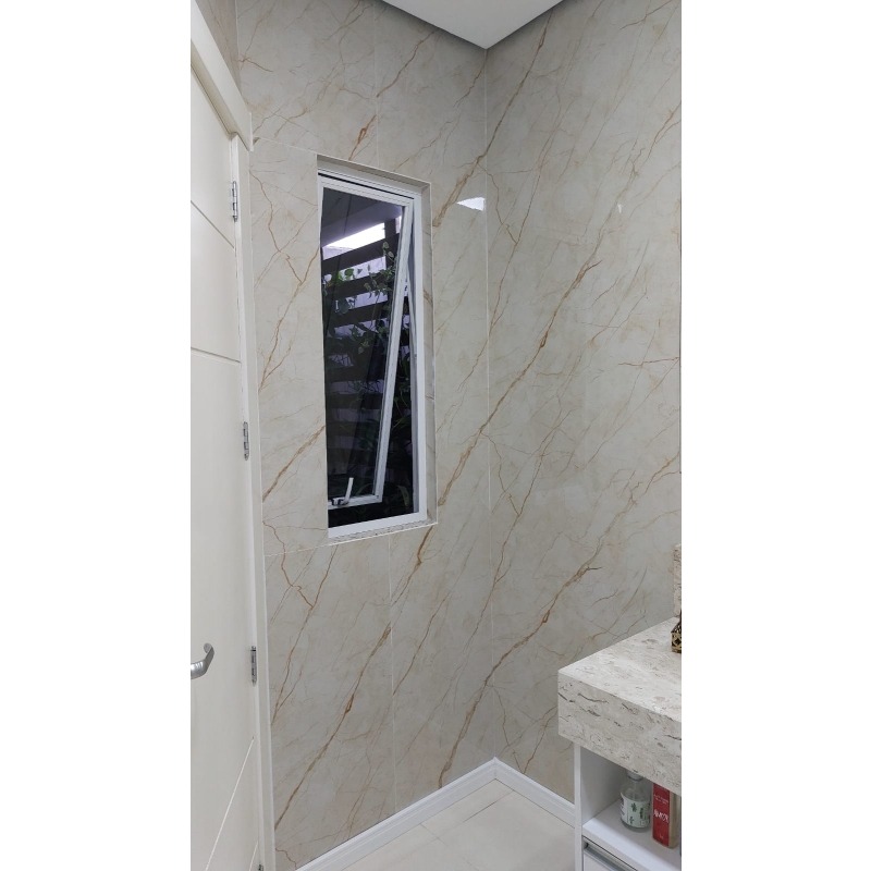 Placa Vinílica Graddus Marmorizada Crema 3mmx2750x1200