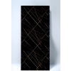 Placa Vinílica Graddus Marmorizada Nero D'oro 3mmx2750x1200
