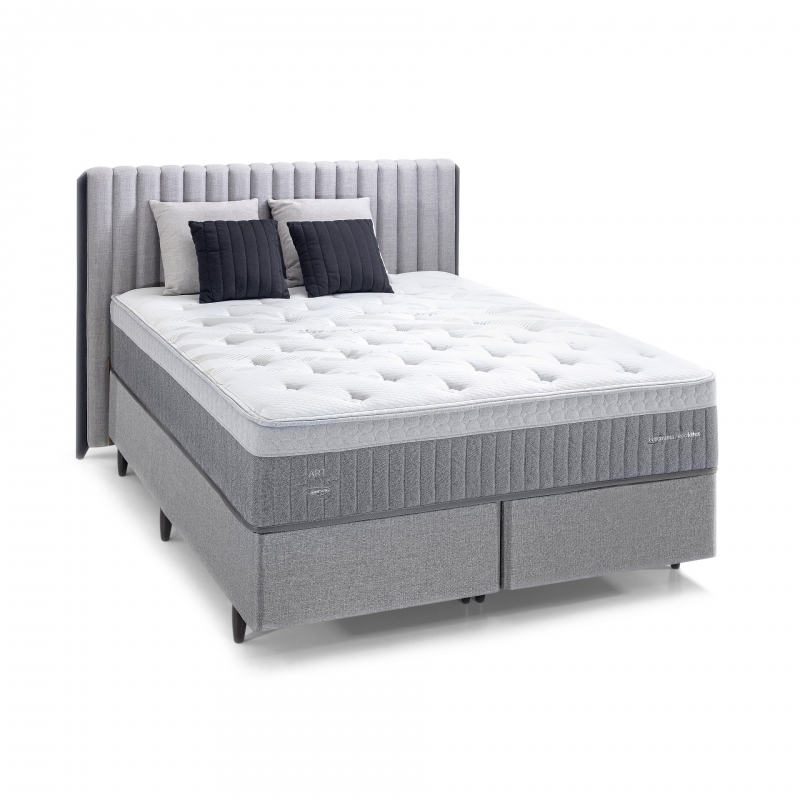 Colchão + Cama Box Herval King Size C1739 62x192x203cm
