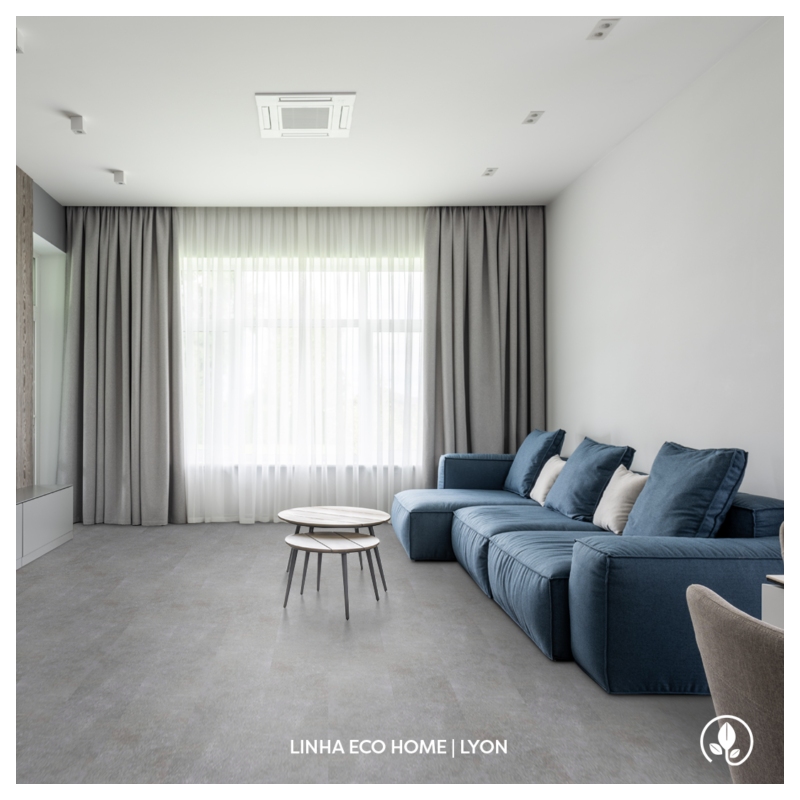 Piso Vinílico Ecomex SPC Eco Premium Lyon 5,5mm x 122 x 23cm